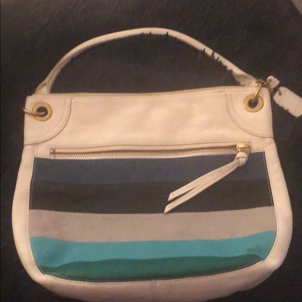 Leather fossil purse